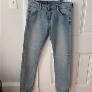 Armani Exchange Light Wash Skinny Jeans